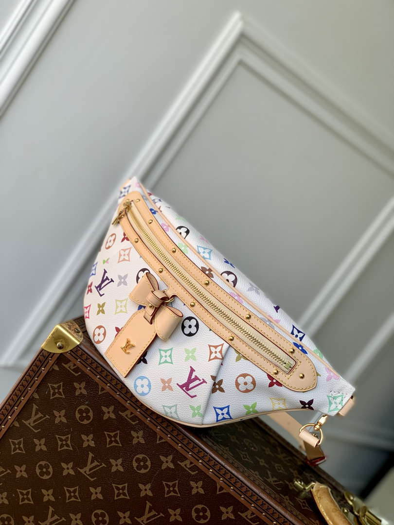 LV M13660 Louis Vuitton LV x TM High Rise Bumbag Multicolored Other Monogram Canvas