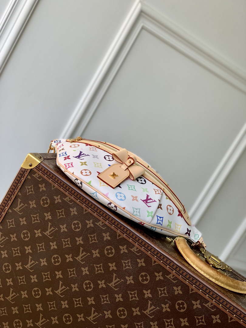 LV M13660 Louis Vuitton LV x TM High Rise Bumbag Multicolored Other Monogram Canvas