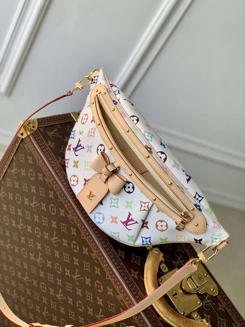 LV M13660 Louis Vuitton LV x TM High Rise Bumbag Multicolored Other Monogram Canvas