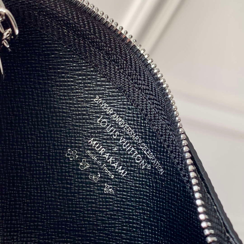 LV M13664 Louis Vuitton LV x TM Key Pouch Other Monogram Canvas Black Multicolored