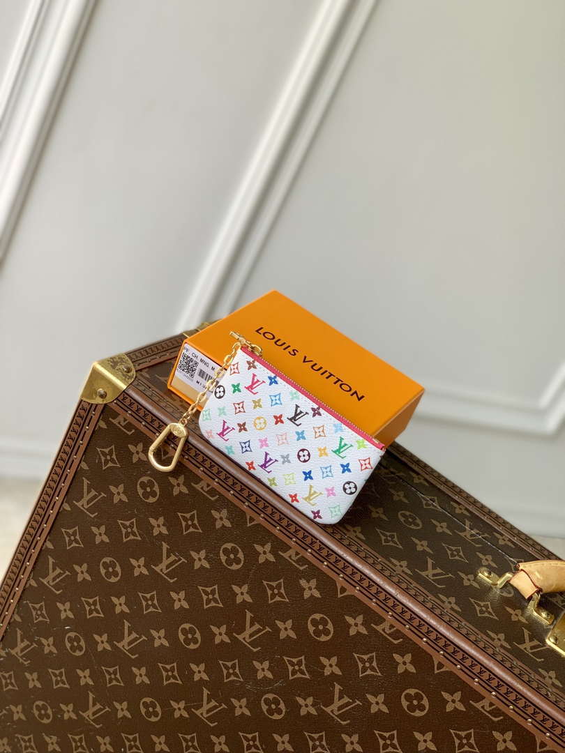 LV M13664 Louis Vuitton LV x TM Key Pouch Other Monogram Canvas Multicolored