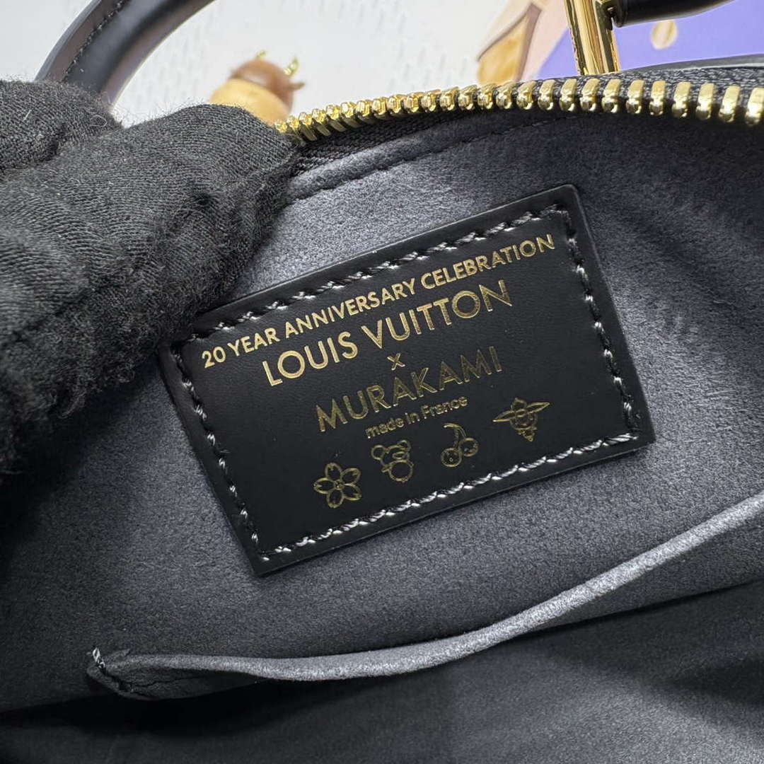 LV M13670 Louis Vuitton LV x TM Alma BB Handbag Black - Default Title - View 11