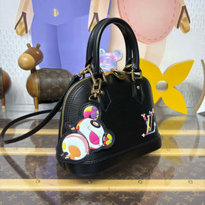 LV M13670 Louis Vuitton LV x TM Alma BB Handbag Black - Default Title - View 2