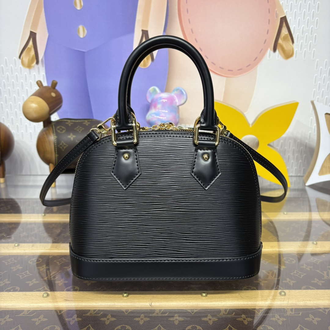 LV M13670 Louis Vuitton LV x TM Alma BB Handbag Black - Default Title - View 3