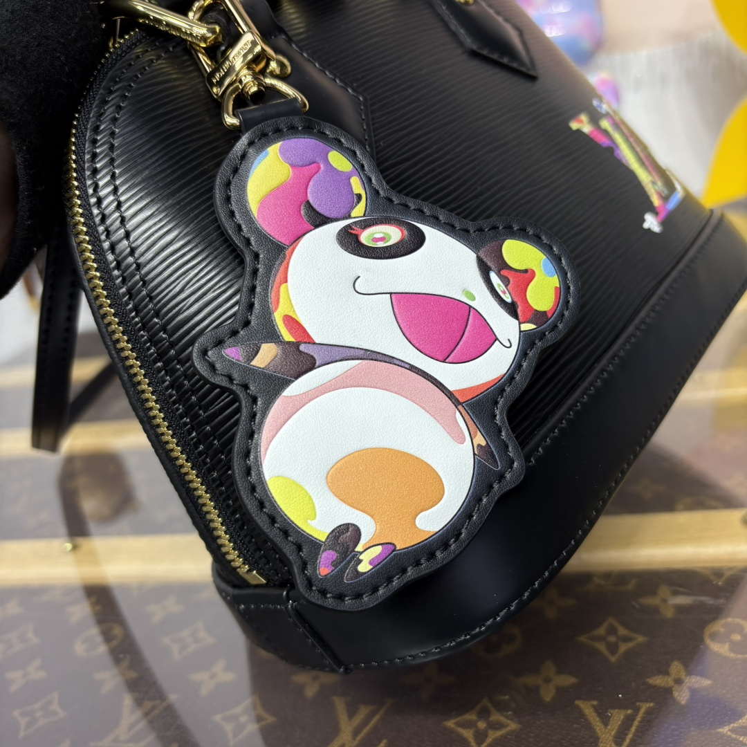 LV M13670 Louis Vuitton LV x TM Alma BB Handbag Black - Default Title - View 5