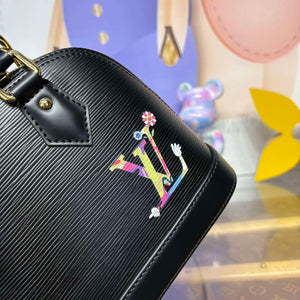 LV M13670 Louis Vuitton LV x TM Alma BB Handbag Black - Default Title - View 6