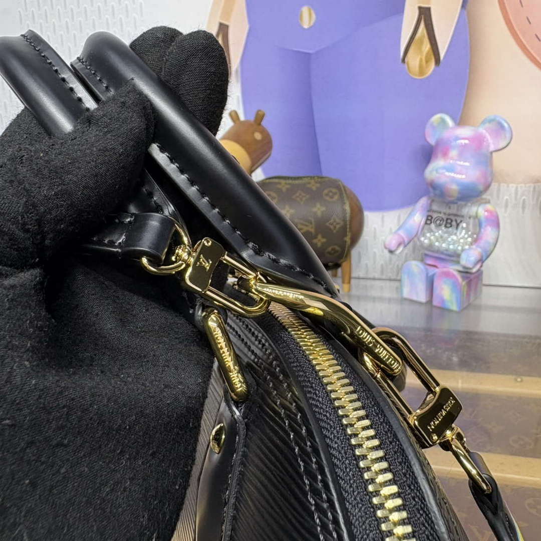 LV M13670 Louis Vuitton LV x TM Alma BB Handbag Black - Default Title - View 9