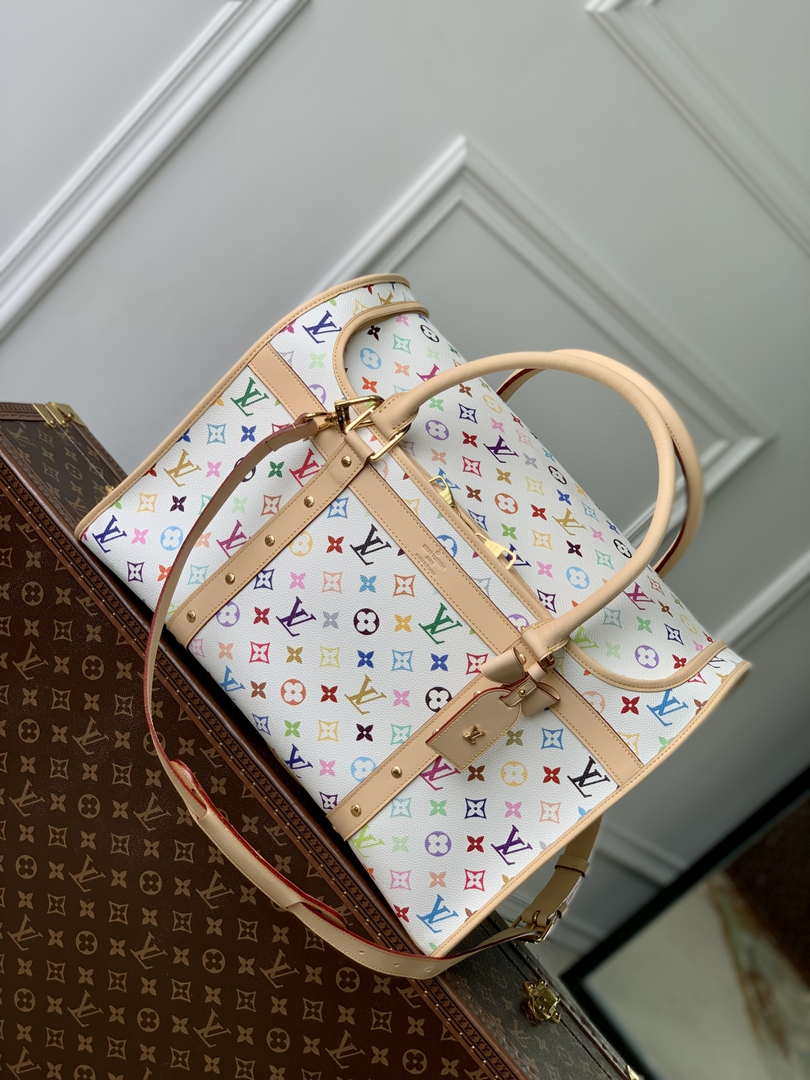 LV M13741 Louis Vuitton LV x TM  Dog Bag 40 Multicolored Monogram