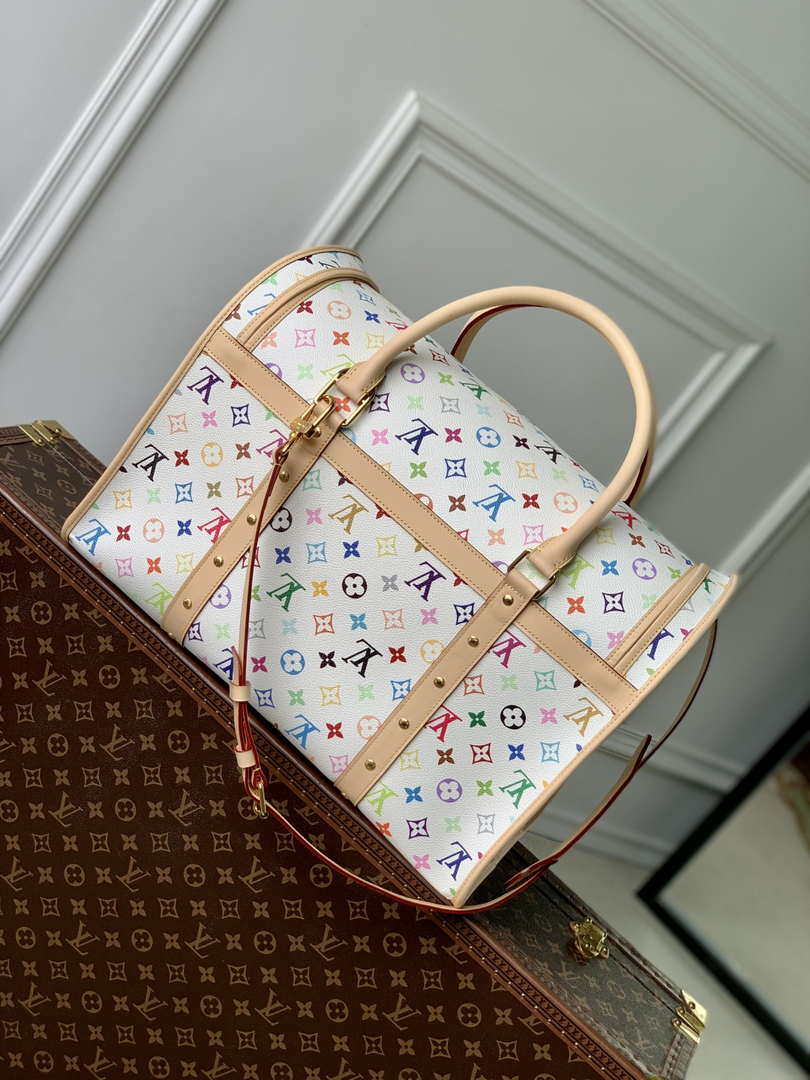 LV M13741 Louis Vuitton LV x TM  Dog Bag 40 Multicolored Monogram