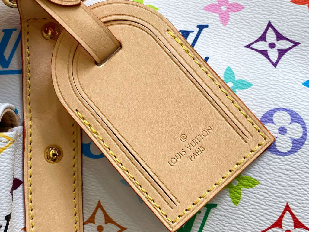LV M13742 Louis Vuitton LV x TM Keepall Bandouliere 45 Multicolored White