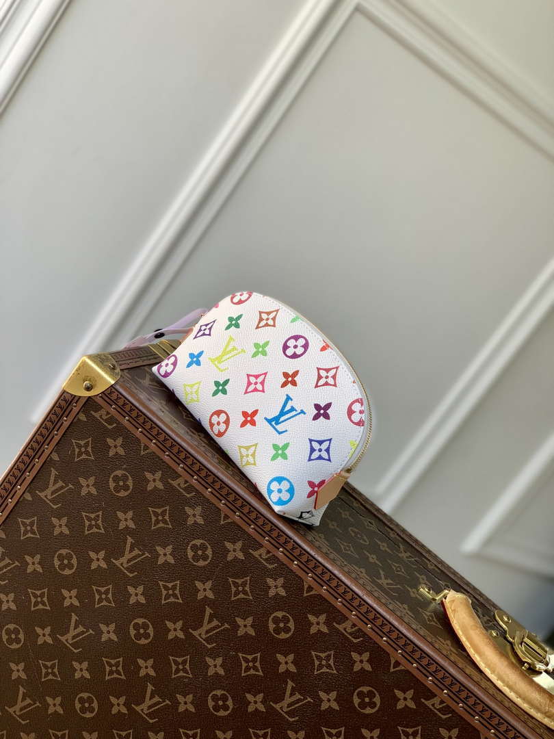 LV M13744 Louis Vuitton LV x TM Cosmetic Pouch PM Multicolored - Default Title - View 2