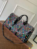 LV M13745 Louis Vuitton LV x TM Keepall Bandouliere 50 Bag Black Multicolored
