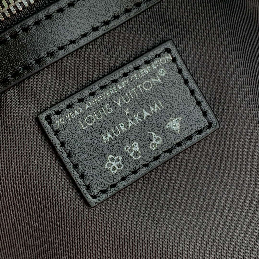 LV M13745 Louis Vuitton LV x TM Keepall Bandouliere 50 Bag Black Multicolored