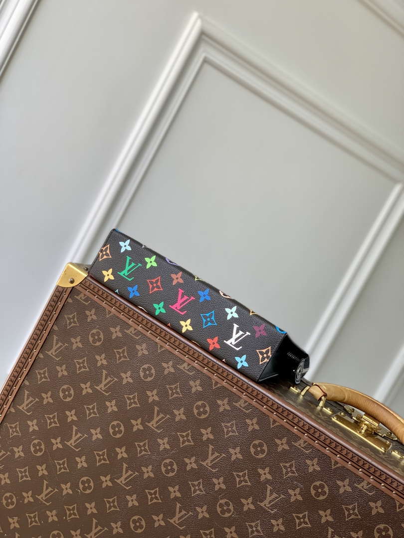 LV M13746 Louis Vuitton LV x TM Toiletry Pouch Bag Black Multicolored