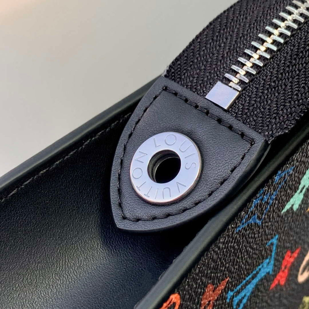 LV M13746 Louis Vuitton LV x TM Toiletry Pouch Bag Black Multicolored