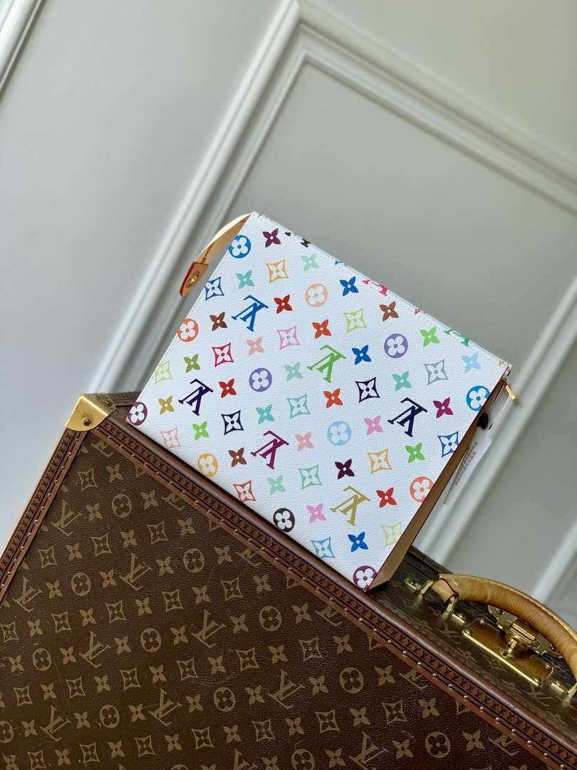 LV M13746 Louis Vuitton LV x TM Toiletry Pouch Bag Multicolored