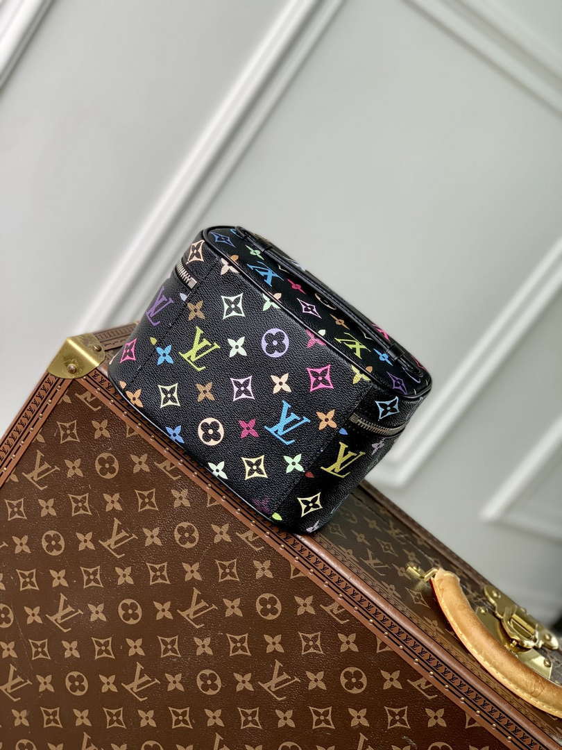 LV M13747 Louis Vuitton LV x TM Nice Mini Vanity Case Multicolored Black