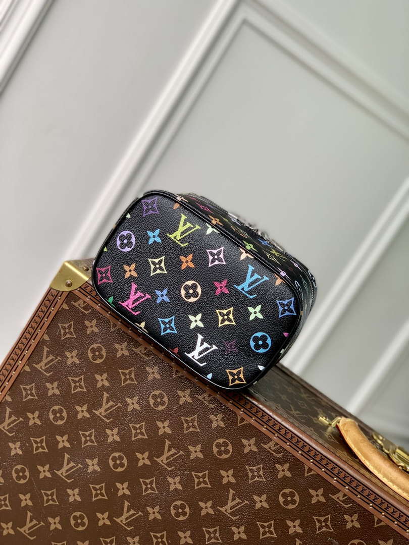 LV M13747 Louis Vuitton LV x TM Nice Mini Vanity Case Multicolored Black