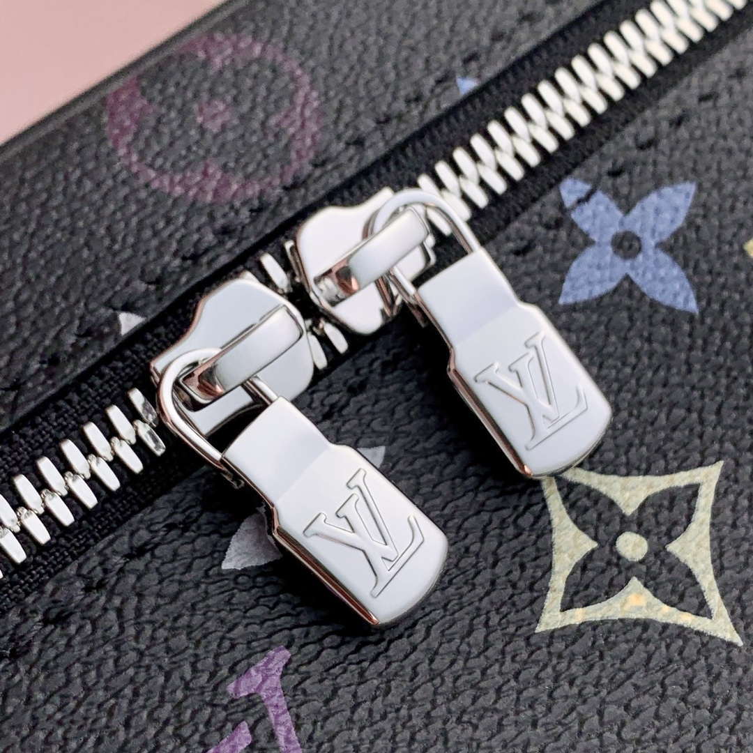 LV M13747 Louis Vuitton LV x TM Nice Mini Vanity Case Multicolored Black