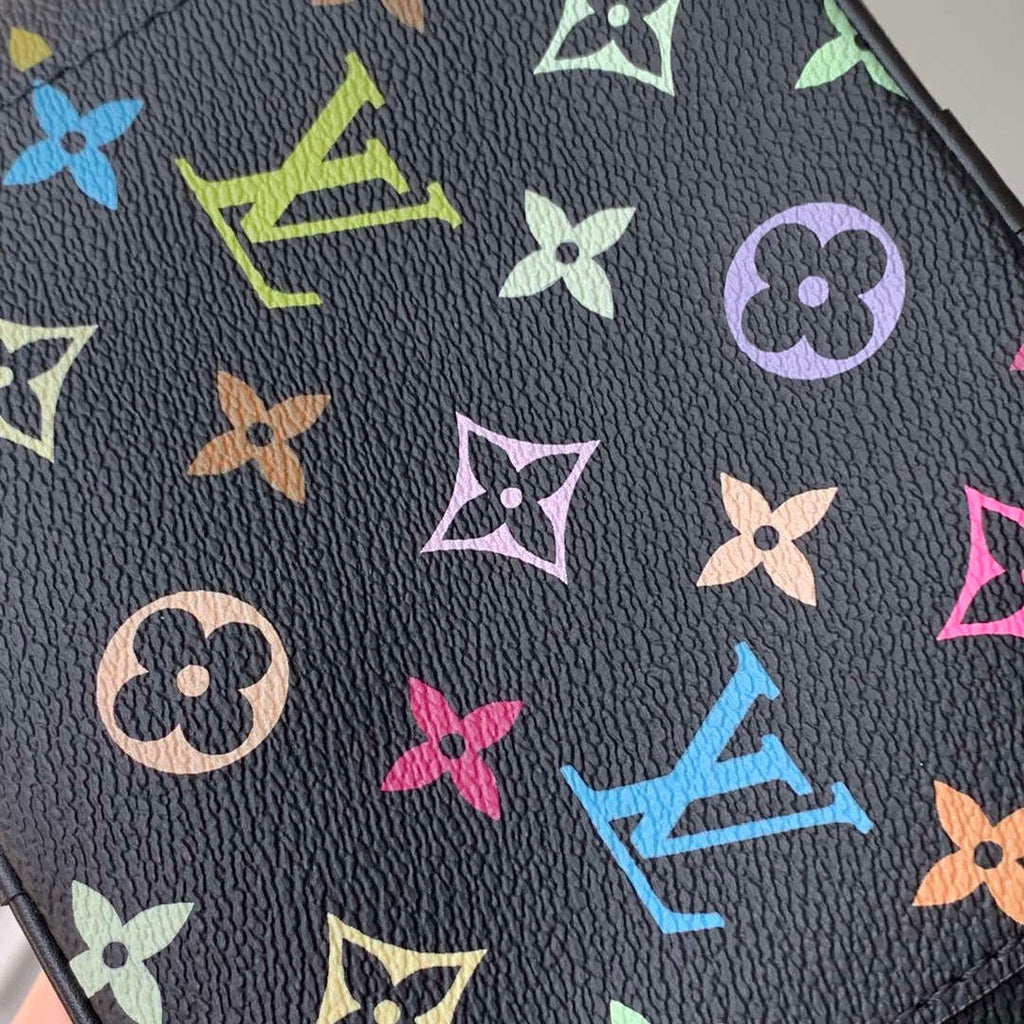 LV M13747 Louis Vuitton LV x TM Nice Mini Vanity Case Multicolored Black
