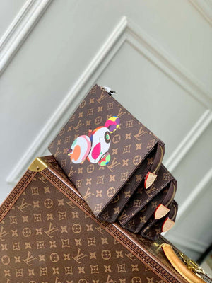 LV M13762 Louis Vuitton LV x TM Trio Toiletry Pouch Monogram - Default Title - View 2