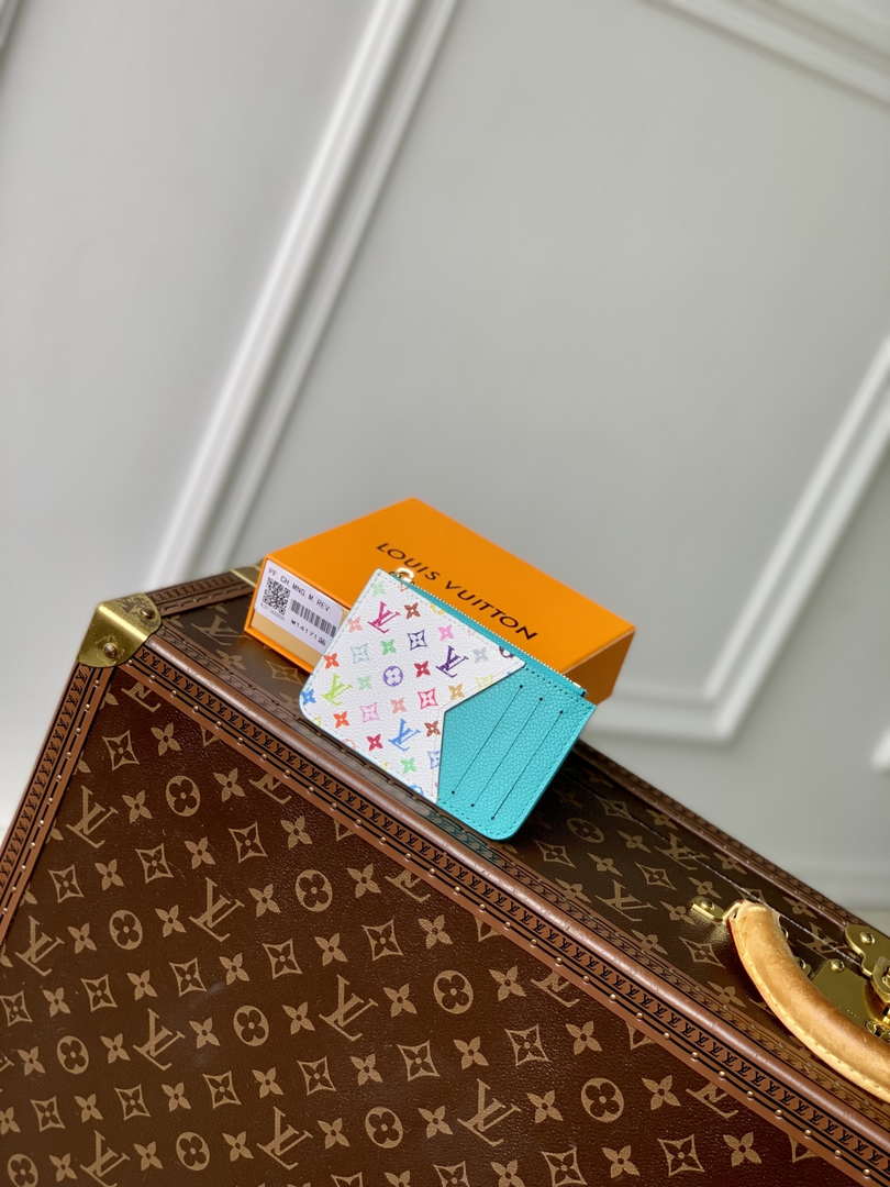 LV M14171 Louis Vuitton LV x TM Romy Card Holder Blue