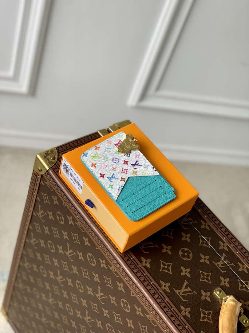 LV M14171 Louis Vuitton LV x TM Romy Card Holder Blue