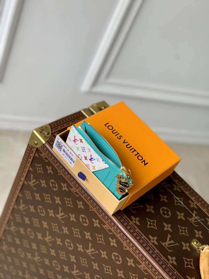 LV M14171 Louis Vuitton LV x TM Romy Card Holder Blue