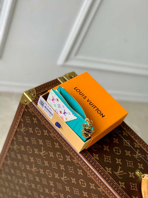 LV M14171 Louis Vuitton LV x TM Romy Card Holder Blue - Default Title - View 9