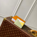 LV M13800 Louis Vuitton LV x TM Romy Card Holder Green Tea - Default Title - View 1