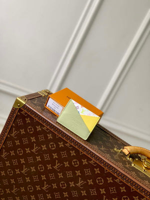 LV M13800 Louis Vuitton LV x TM Romy Card Holder Green Tea - Default Title - View 1