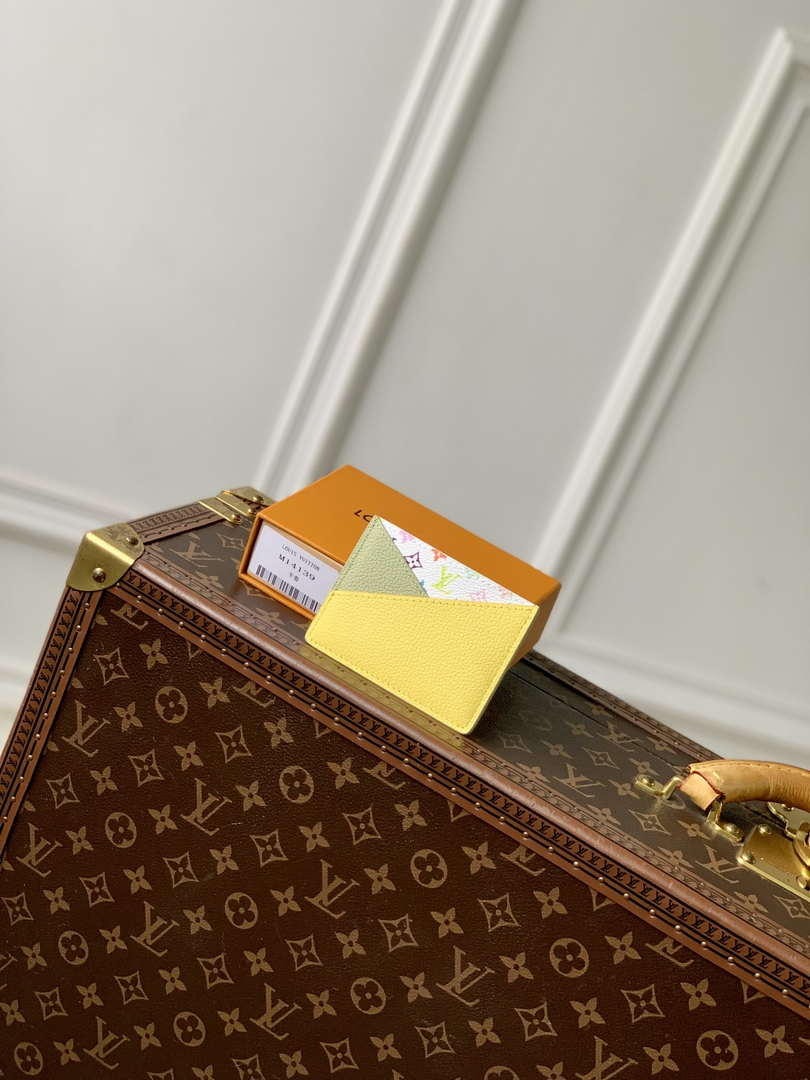 LV M13800 Louis Vuitton LV x TM Romy Card Holder Green Tea - Default Title - View 2