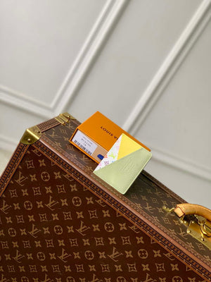 LV M13800 Louis Vuitton LV x TM Romy Card Holder Green Tea - Default Title - View 3
