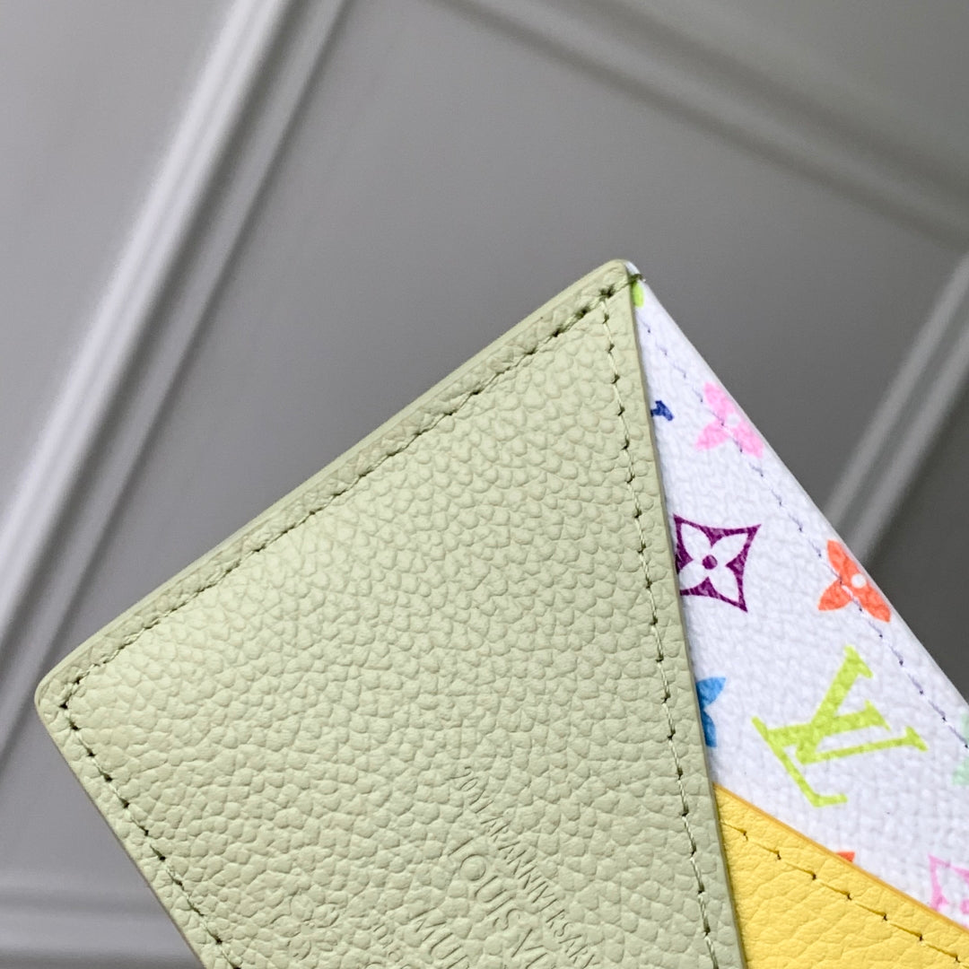 LV M13800 Louis Vuitton LV x TM Romy Card Holder Green Tea - Default Title - View 5
