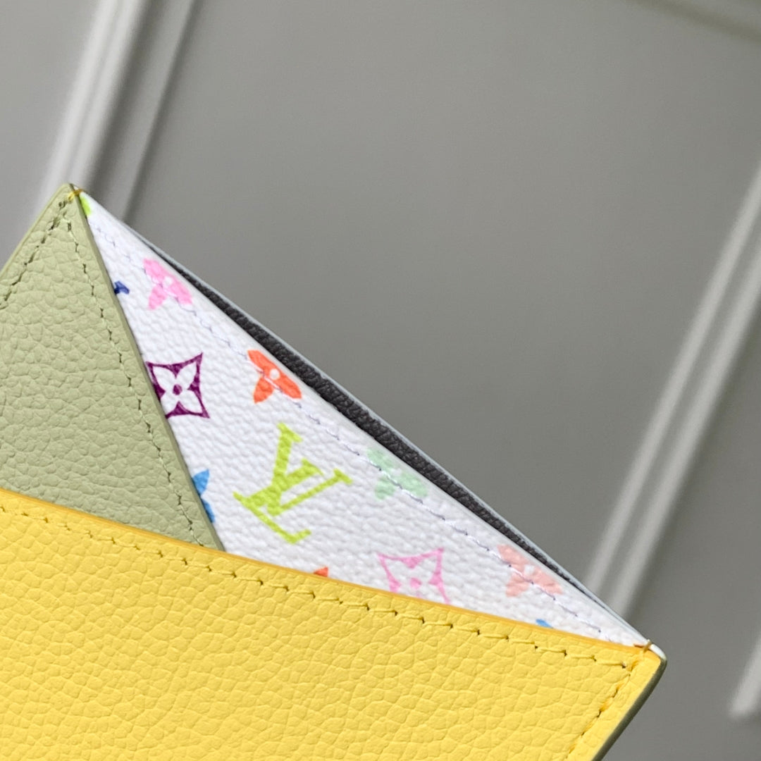 LV M13800 Louis Vuitton LV x TM Romy Card Holder Green Tea - Default Title - View 6