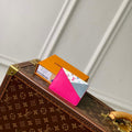 LV M14155 Louis Vuitton LV x TM Romy Card Holder Pink - Default Title - View 1
