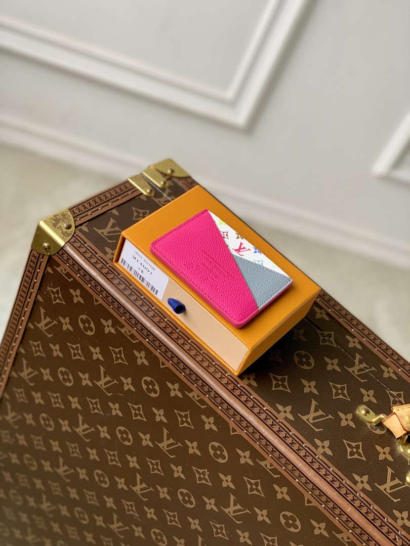 LV M14155 Louis Vuitton LV x TM Romy Card Holder Pink - Default Title - View 4