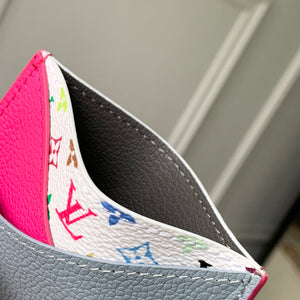 LV M14155 Louis Vuitton LV x TM Romy Card Holder Pink - Default Title - View 6