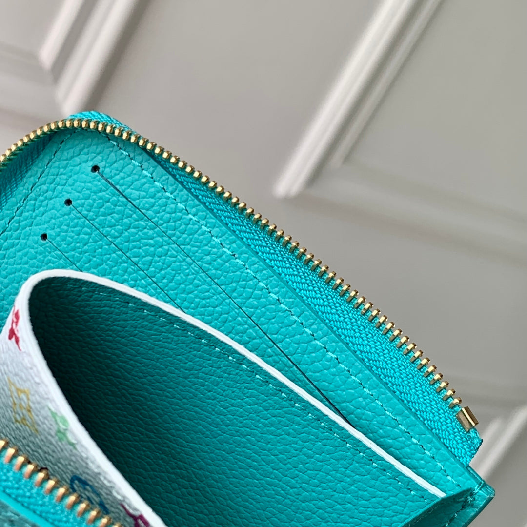 Louis Vuitton M13801  LV x TM Carteira Compacta Noa Blue