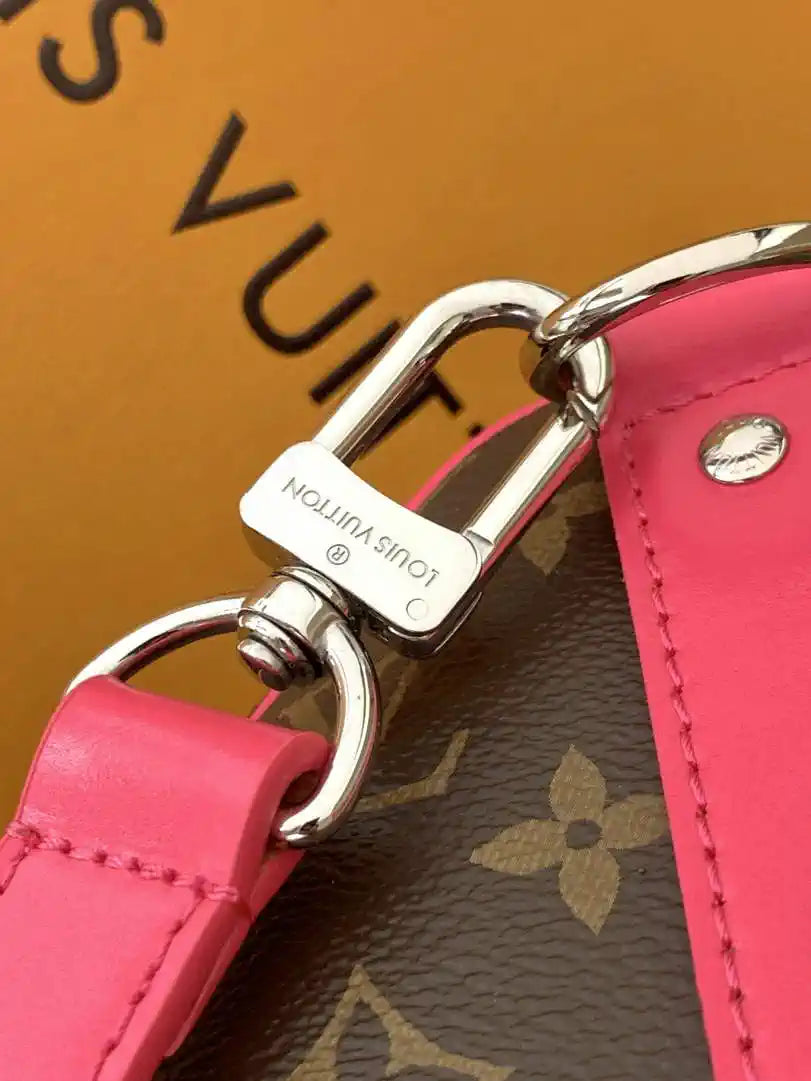 LV M13807 Louis Vuitton Keepall Bandouliere 45 Pondichery Pink