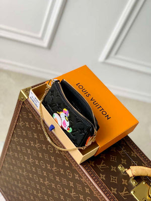 LV M13824 Louis Vuitton LV x TM Mini Pochette Accessoires Black - Default Title - View 9