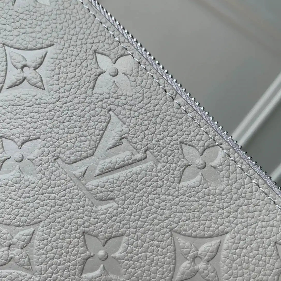 LV M13825 Louis Vuitton Zippy Wallet Gray Monogram Empreinte