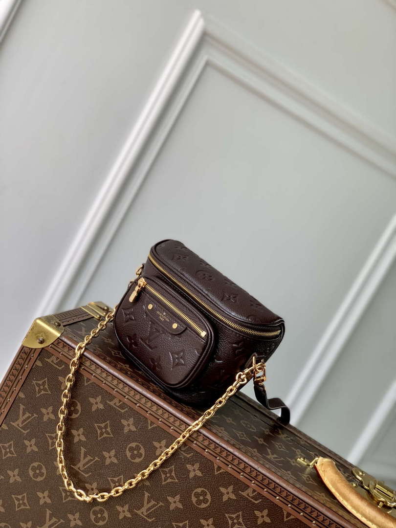 LV M13827 Louis Vuitton Mini Bumbag Chocolate Brown - Default Title - View 2