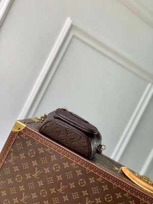 LV M13827 Louis Vuitton Mini Bumbag Chocolate Brown - Default Title - View 4