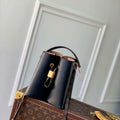LV M13843 Louis Vuitton Bloom PM Calfskin leather Handbag Black - Default Title - View 1
