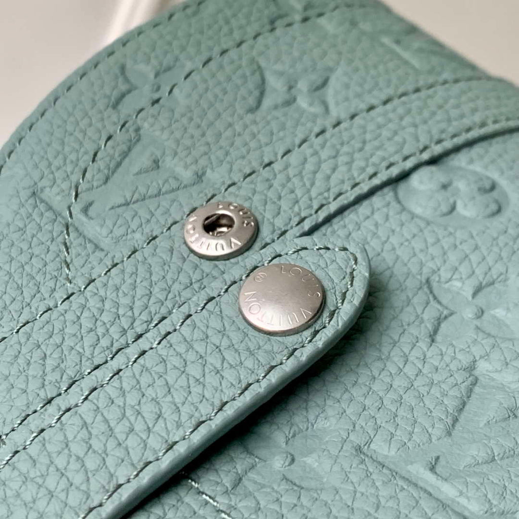 LV M13863 Louis Vuitton Christopher MM Backpack Misty Lake Green