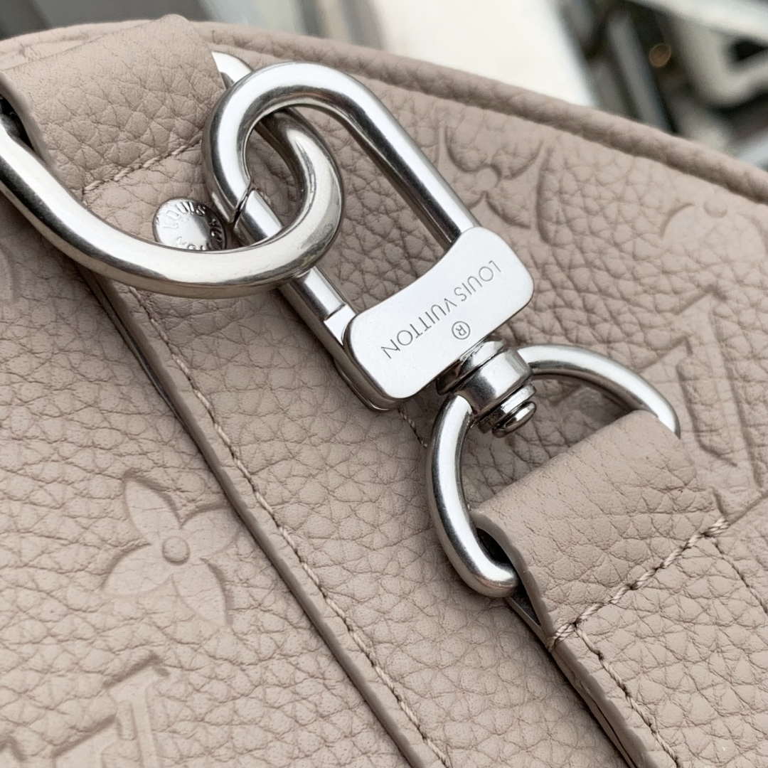 LV M13865 Louis Vuitton Keepall Bandouliere 35 Bag Riverstone Beige - Default Title - View 6