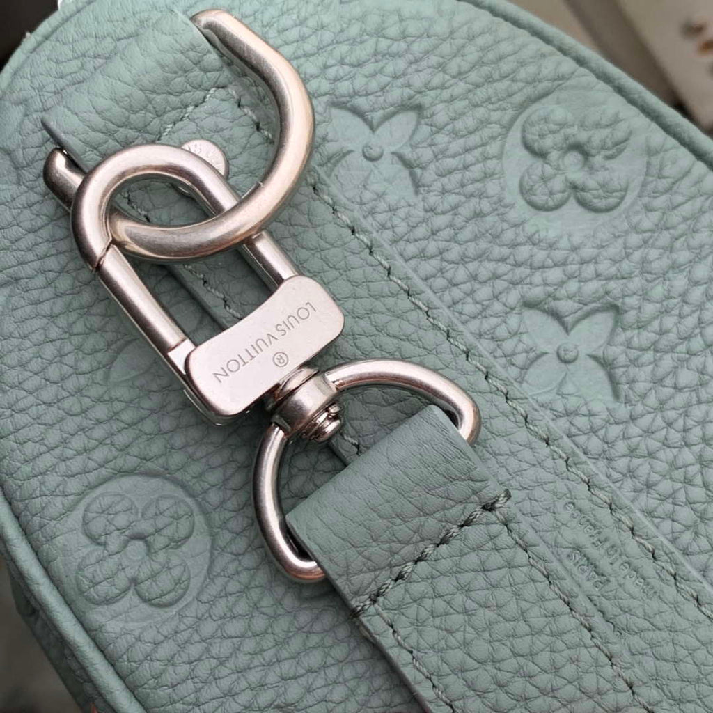 LV M13866 Louis Vuitton Keepall Bandouliere 25 Bag Misty Lake Green