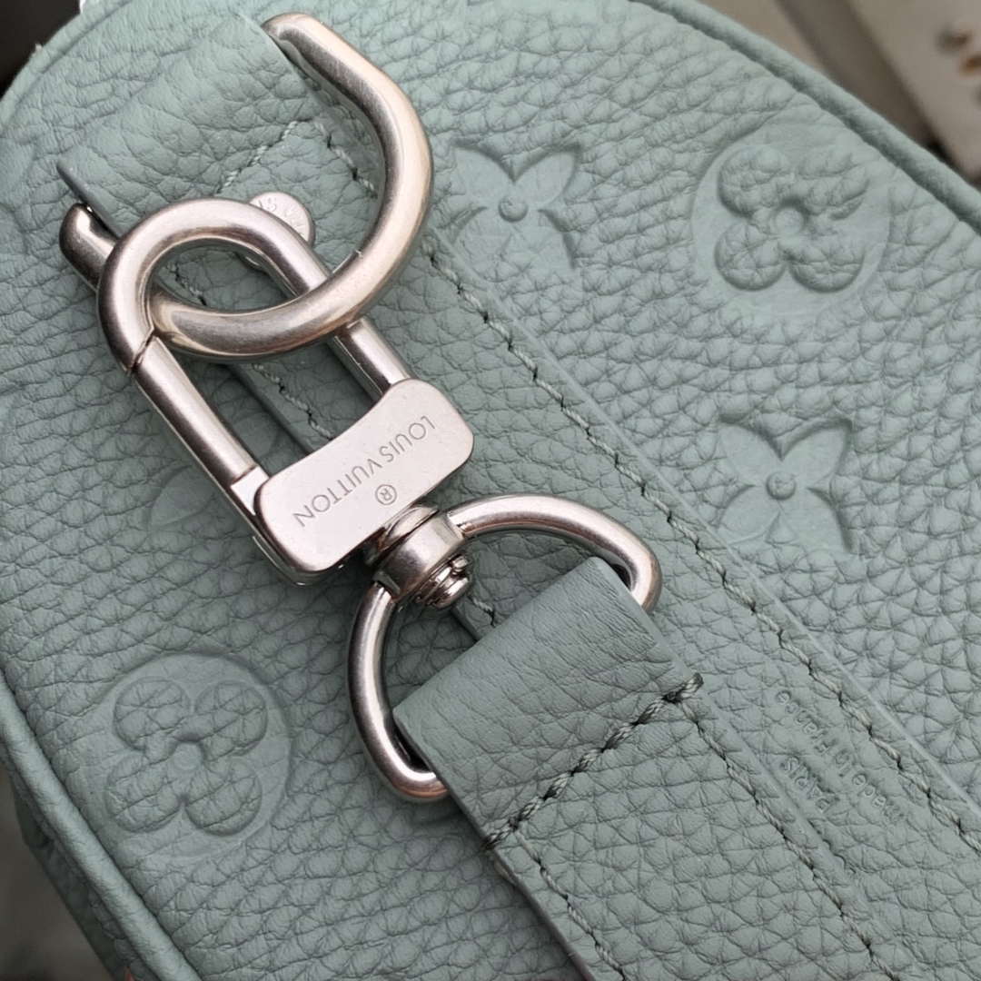 LV M13866 Louis Vuitton Keepall Bandouliere 25 Bag Misty Lake Green