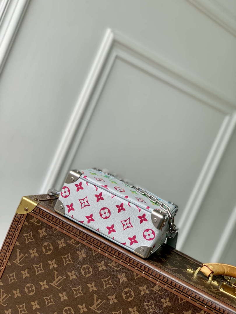 LV M13901 Louis Vuitton Bolsa Soft Trunk Mini Bag Gray gradient - Default Title - View 4